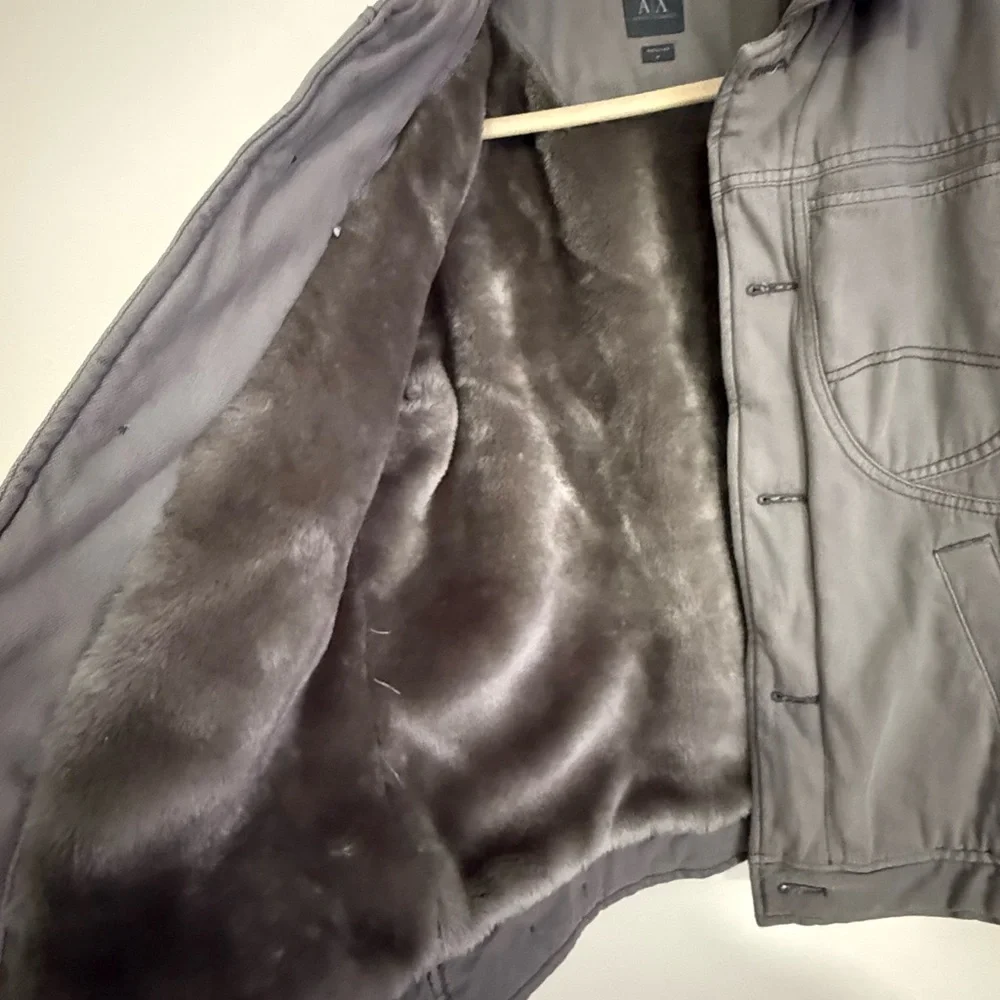 Armani Exchange Men's Taupe Jacket - Picture 3 of 5